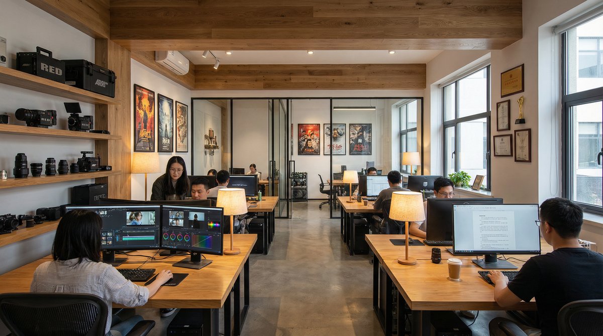 91影视传媒公司办公环境